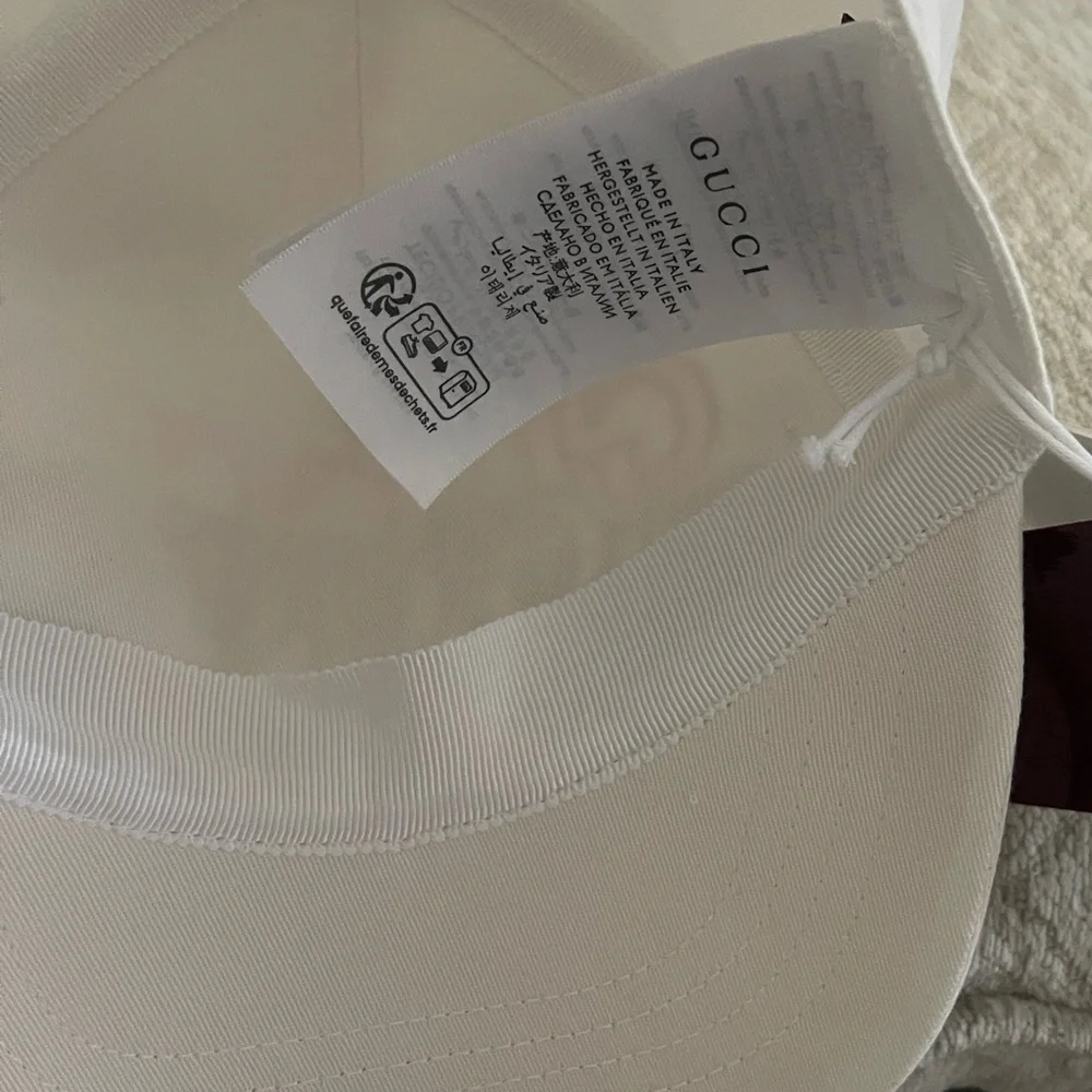 AUTHENTIC Gucci Cap with Multicolor Logo